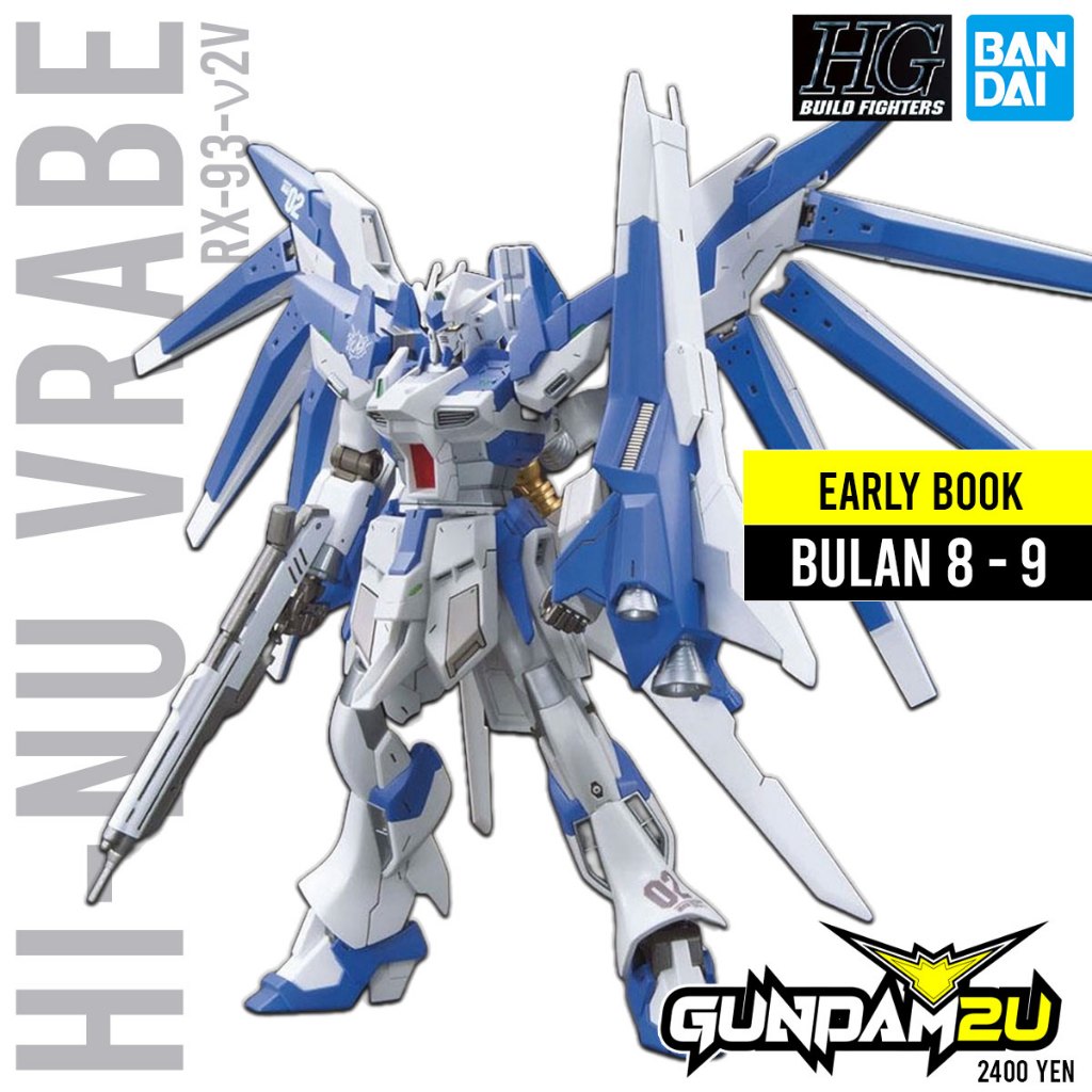 G2UEB BANDAI HG 1/144 Hi Nu Gundam Vrabe - High Grade HGBF 029 Gundam ...