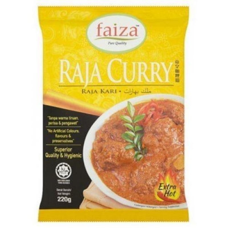 Faiza Raja Curry 220gm | Shopee Malaysia
