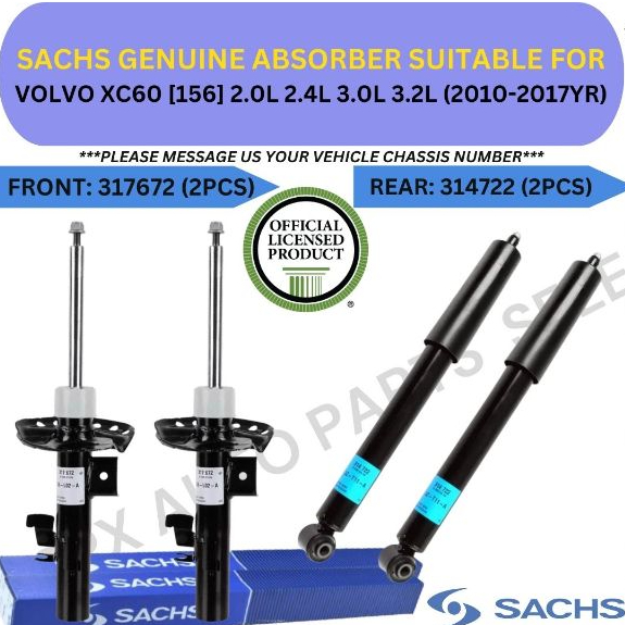 Frankberg Kit Pastiglie Freno Anteriori Per Volvo XC60 (2008-2017) E XC90 I (2002-2014) - Sostituzione ATE/Teves