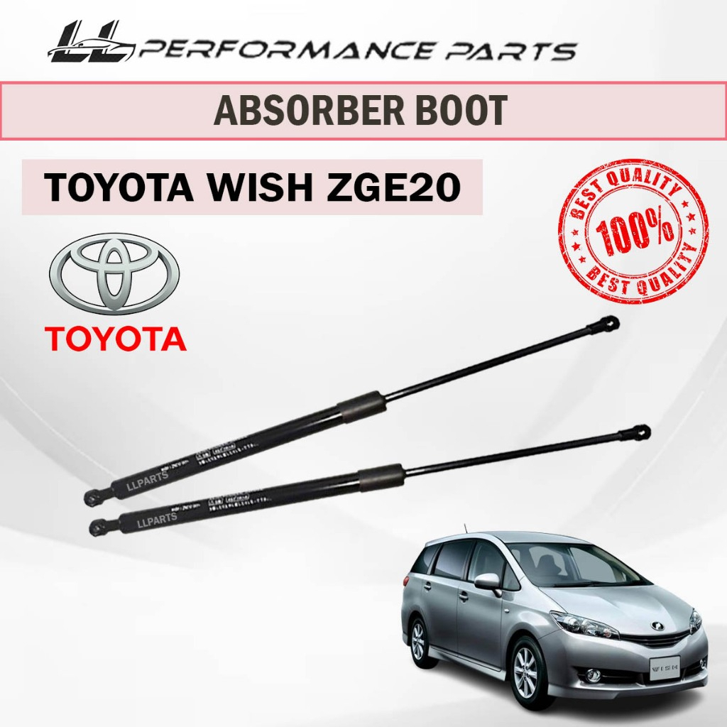 Toyota Wish ZGE20 2012 Rear Bonnet Damper Absorber Boot Left Right Gas ...