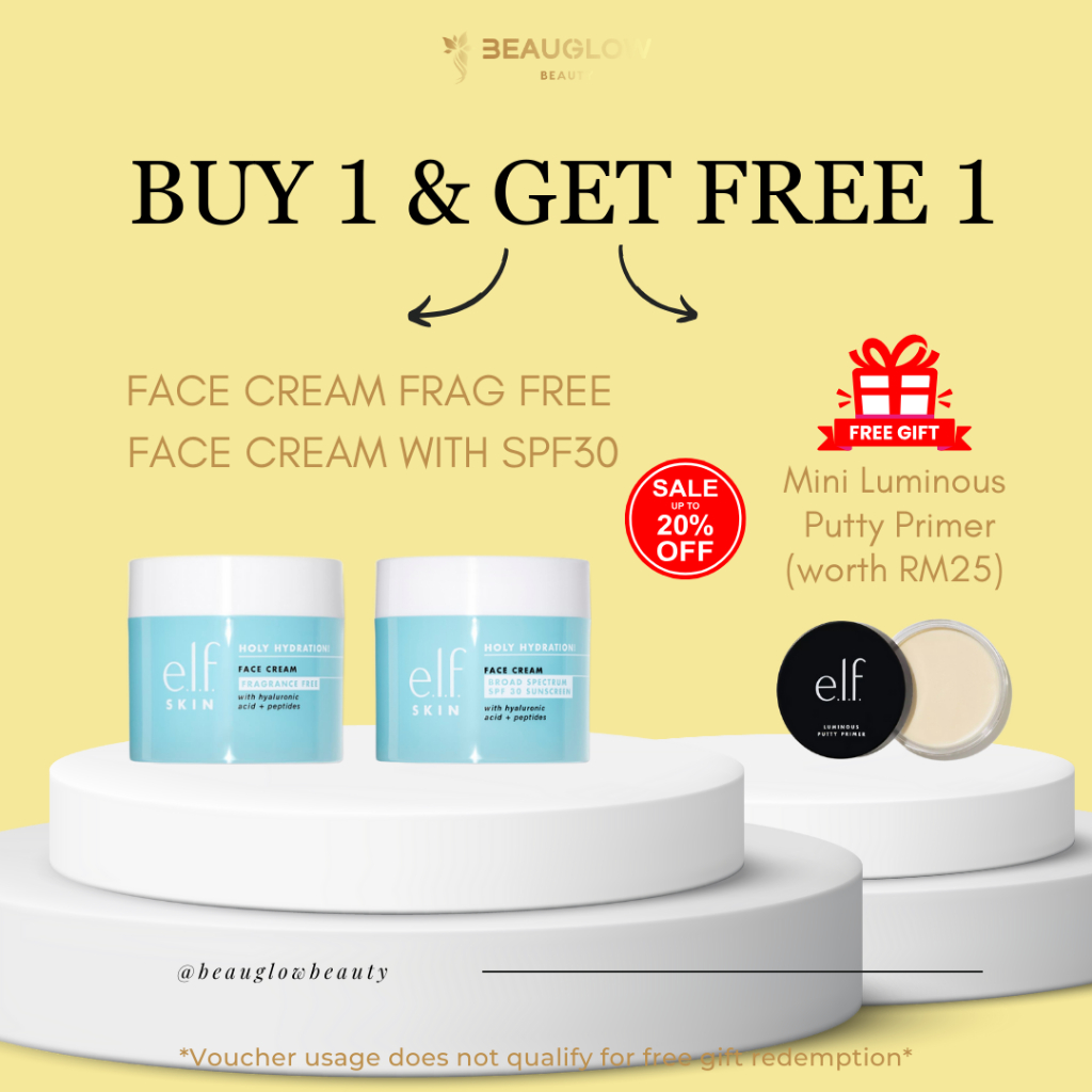 ELF Cosmetics Holy Hydration Face Cream, Happy Hydration, Melting