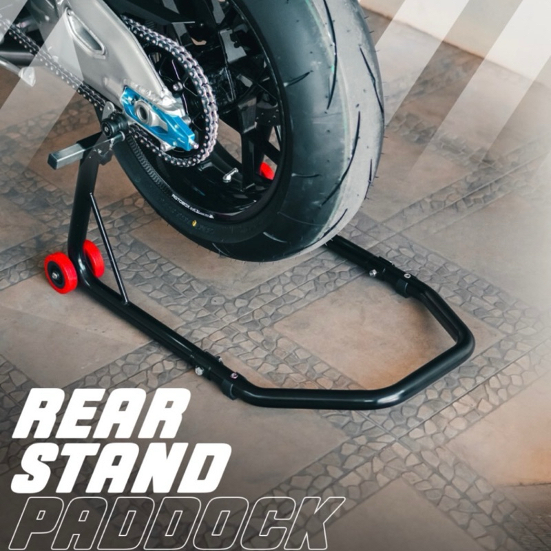 Motorcycle Paddock Stand moving Dolly Trolley Stand Universal Movable