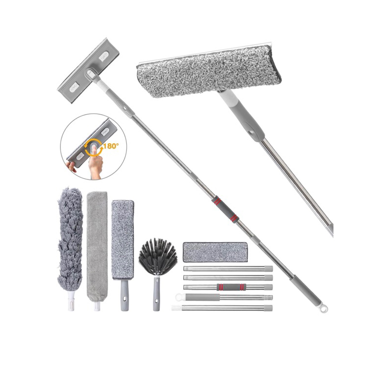 Window Squeegee Cleaner, 5 in 1 Rotatable Window Cleaning Squeegee Kit