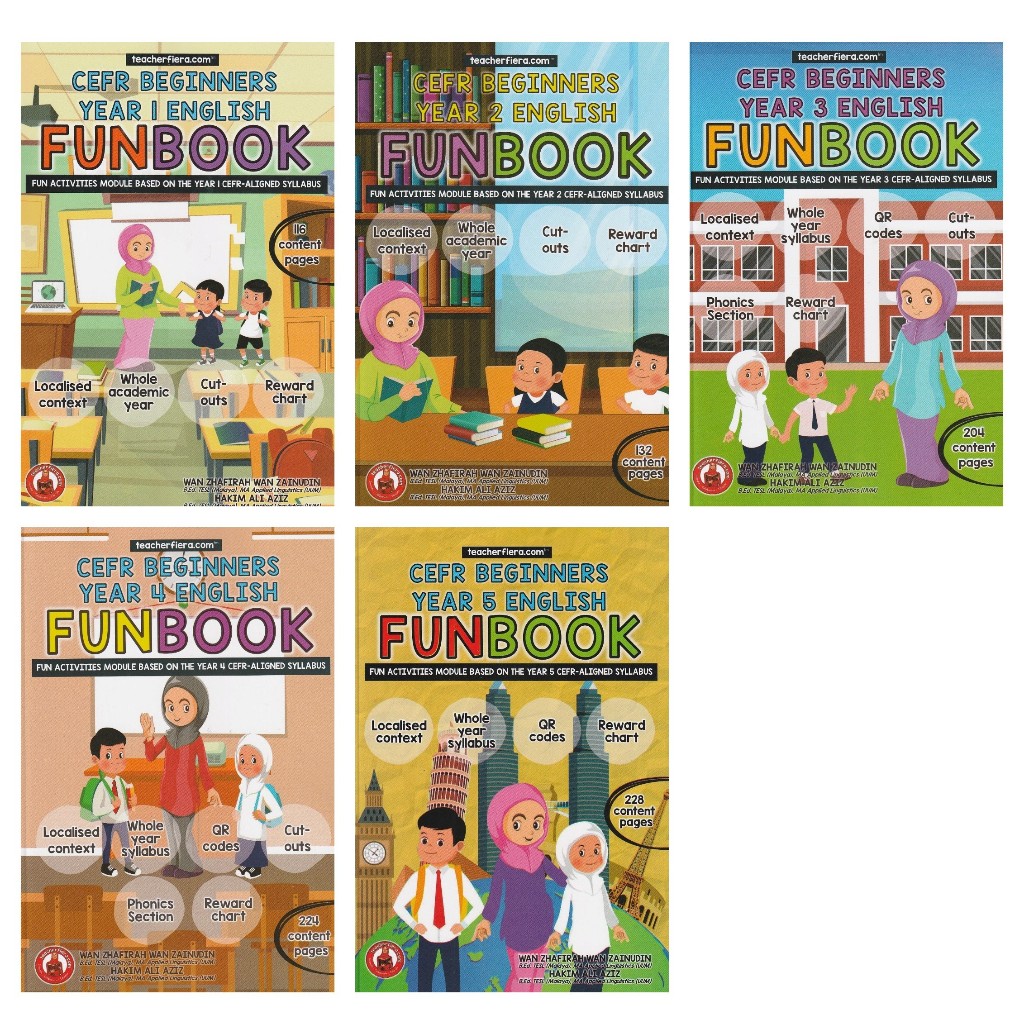 CEFR BEGINNERS ENGLISH FUNBOOK | Shopee Malaysia
