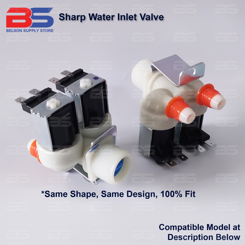 Water Inlet Valve Sharp ESX1278 ESX1168 ESX115 ESX156 ESX159 ESX1021 ...