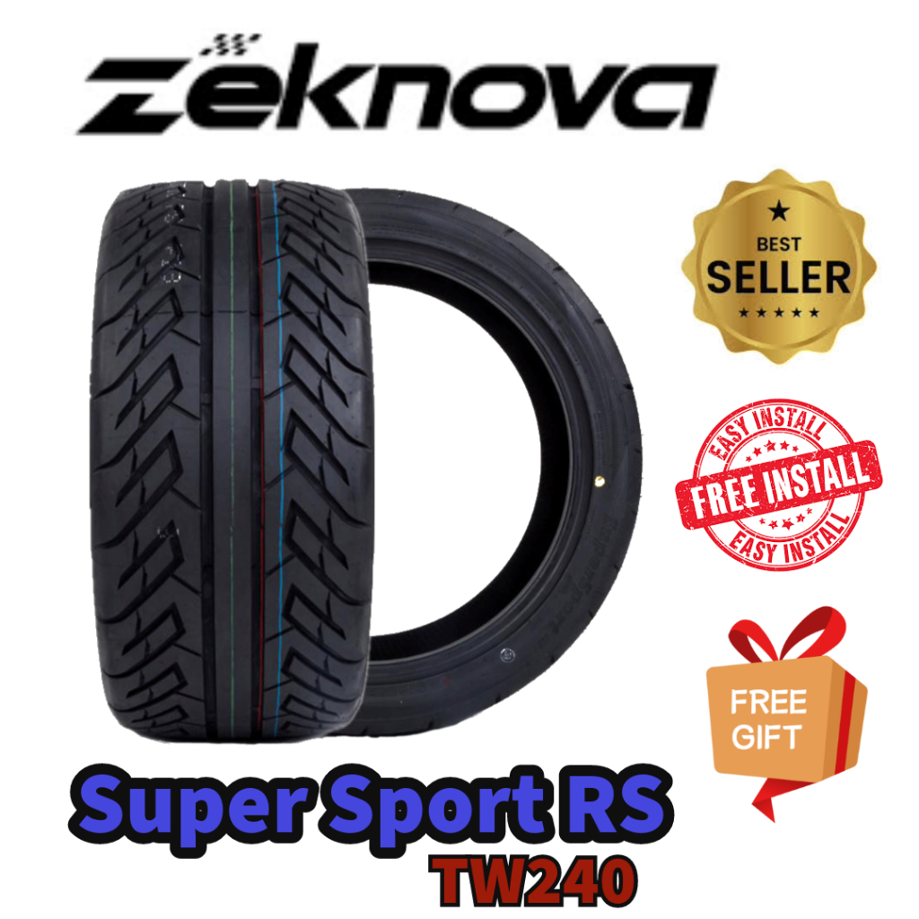 235/40/18 TW240 ZEKNOVA SUPER SPORT RS SEMI SLICK TAYAR PTSTYRE ...
