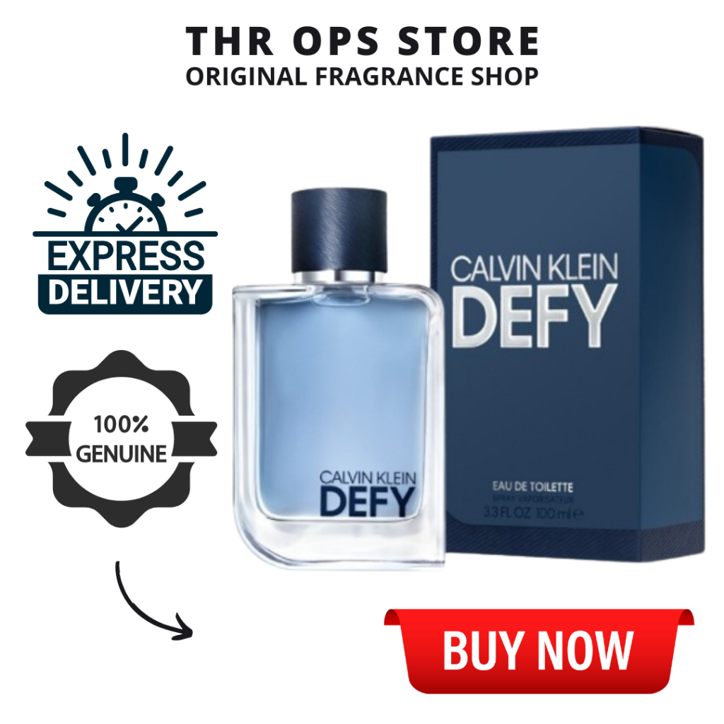 [100% Original] Calvin Klein Defy Perfume for Men EDT (100M | Shopee ...