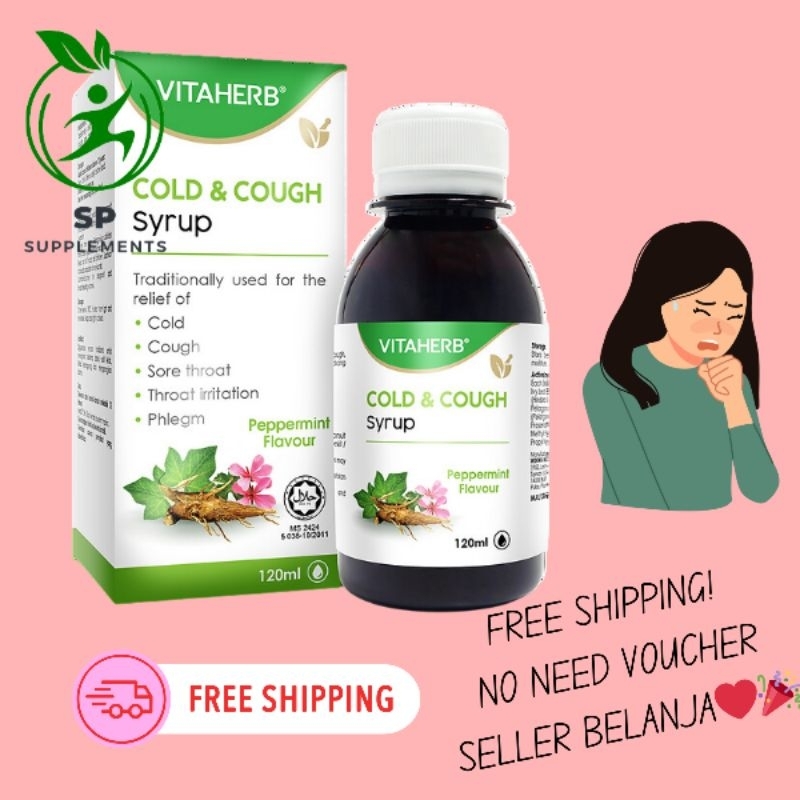 VITAHERB COLD AND COUGH SYRUP ADULT 120ML Shopee Malaysia