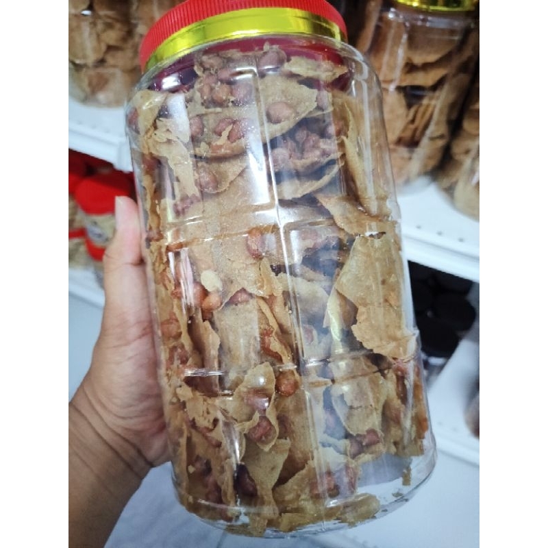 Rempeyek Kacang Tanah Bilis Crispy Sabak Bernam | Shopee Malaysia