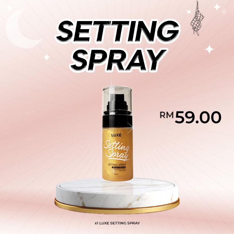 🔥LUXE SETTING SPRAY 🔥READY STOCK 100% ORIGINAL HQ | Shopee Malaysia