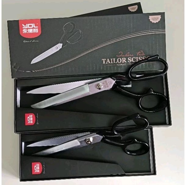 [10'', 12'' Inch] Gunting Tailor/ Gunting Kain Jahit/ YDL Tailoring ...