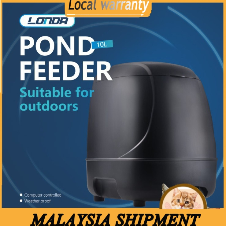 #Ready Stock#LONDA Automatic Pond Fish Feeder Timer Computer Controlled ...