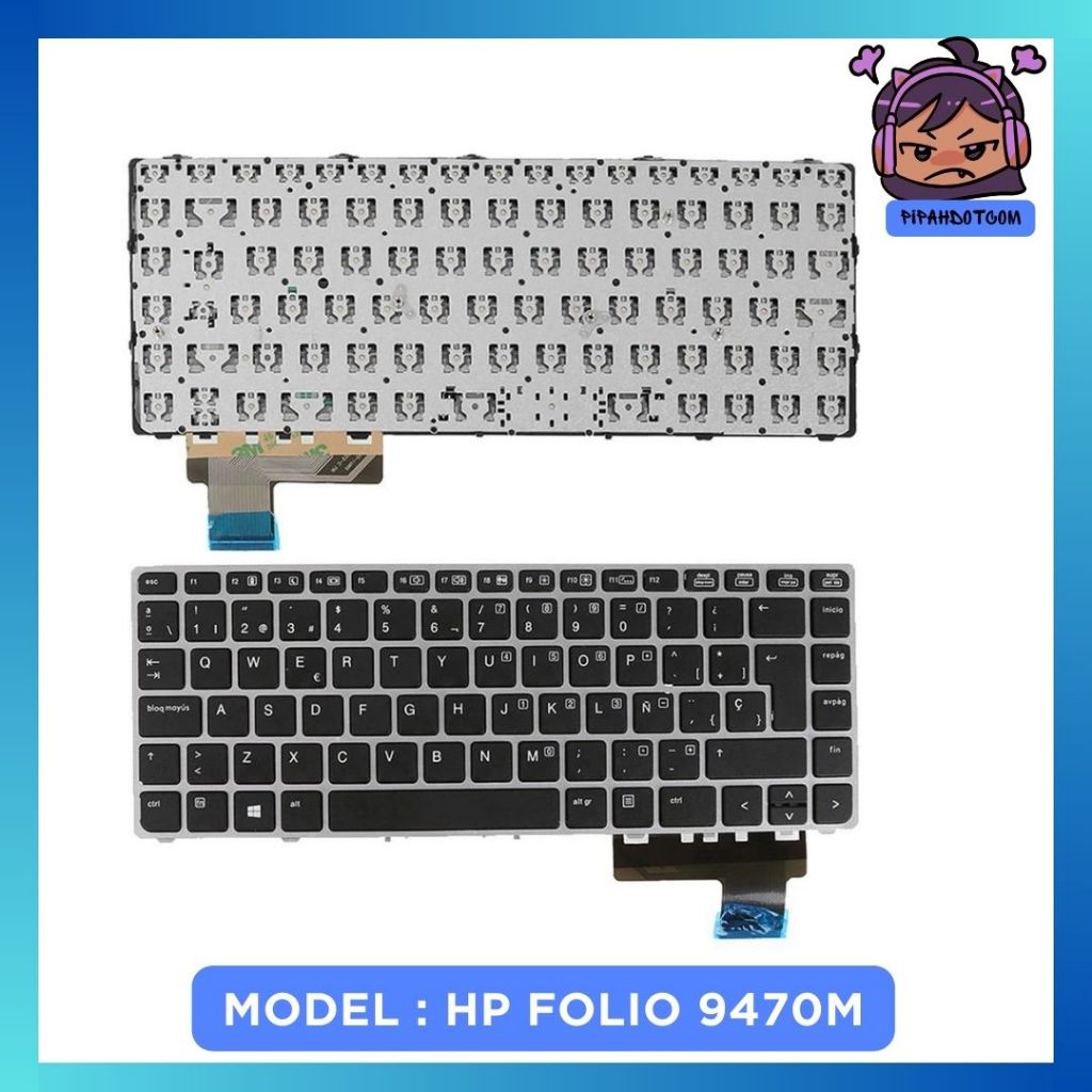 New for HP Elitebook folio 9470 9470m 9480 9480M Keyboard NO Backlit ...