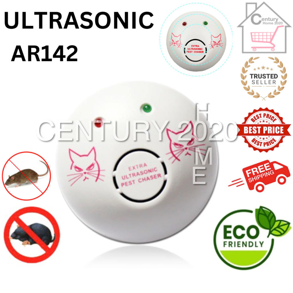 ULTRASONIC Pest Chaser Intell Safe AR142 Electronic Repeller Shopee