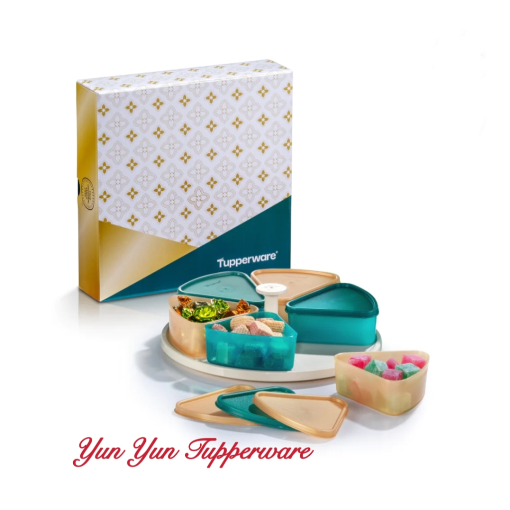 Tupperware Modular Carousel Container (6) 200ml + Gift Box | Shopee ...