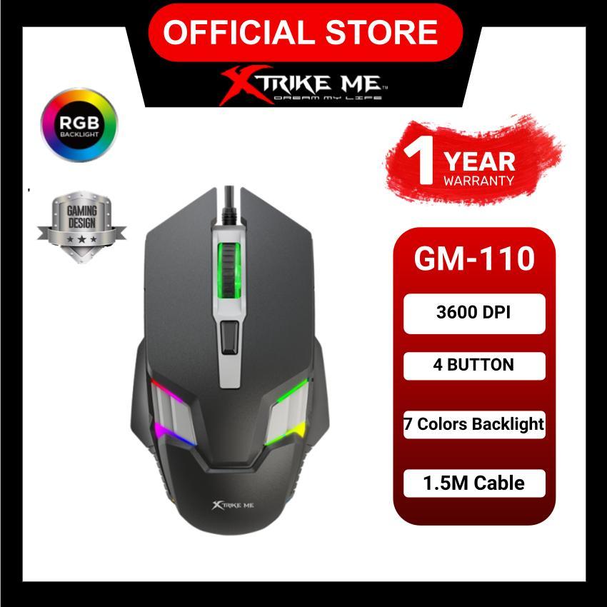 XTRIKE ME GM-110 Wired Gaming Mouse With 7 Colors Backlight - Dpi 1200 ...