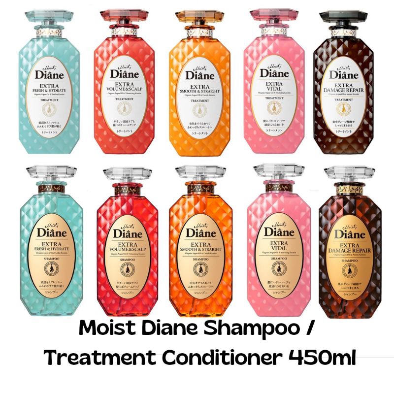 Moist Diane Beauty Perfect Shampoo / Conditioner 450ml | Shopee Malaysia