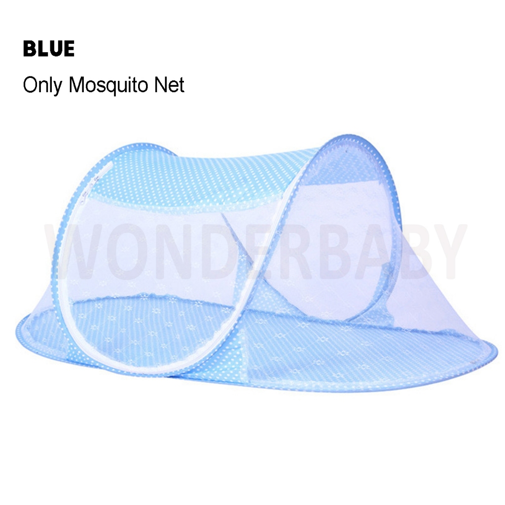 Folding Mosquito Net 3 in 1 Infant Cushion Mattress Baby Bed Nets Kelambu Baby Tilam Baby Bantal Baby Shopee Malaysia