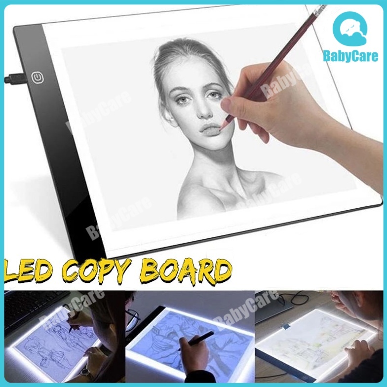 ⚡⚡24H⚡⚡LED Copy Board Light Pad Drawing Tracing Tablet Copyboard ...