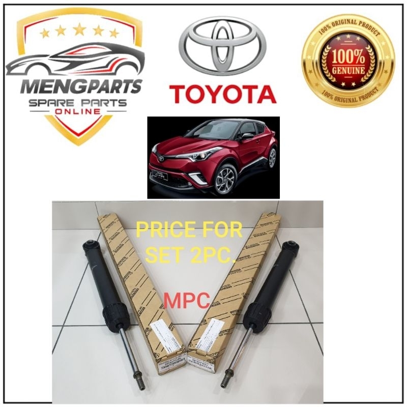 ORIGINAL TOYOTA CH-R CHR ZGX11 ZGX21 REAR ABSORBER * PRICE FOR SET ...