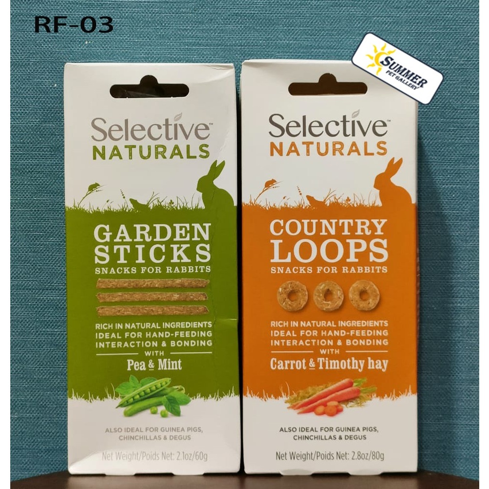 Selective Naturals Rabbit Treats EXP:(03/2025 Garden sticks 60g ...