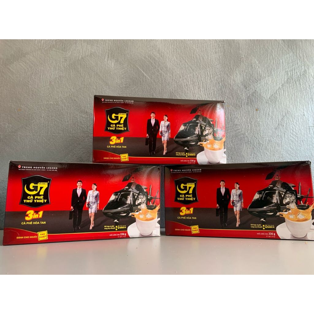 [Halal] Trung Nguyen G7 Ca Phe Thu Thiet Vietnam 3 in 1 Instant Coffee ...