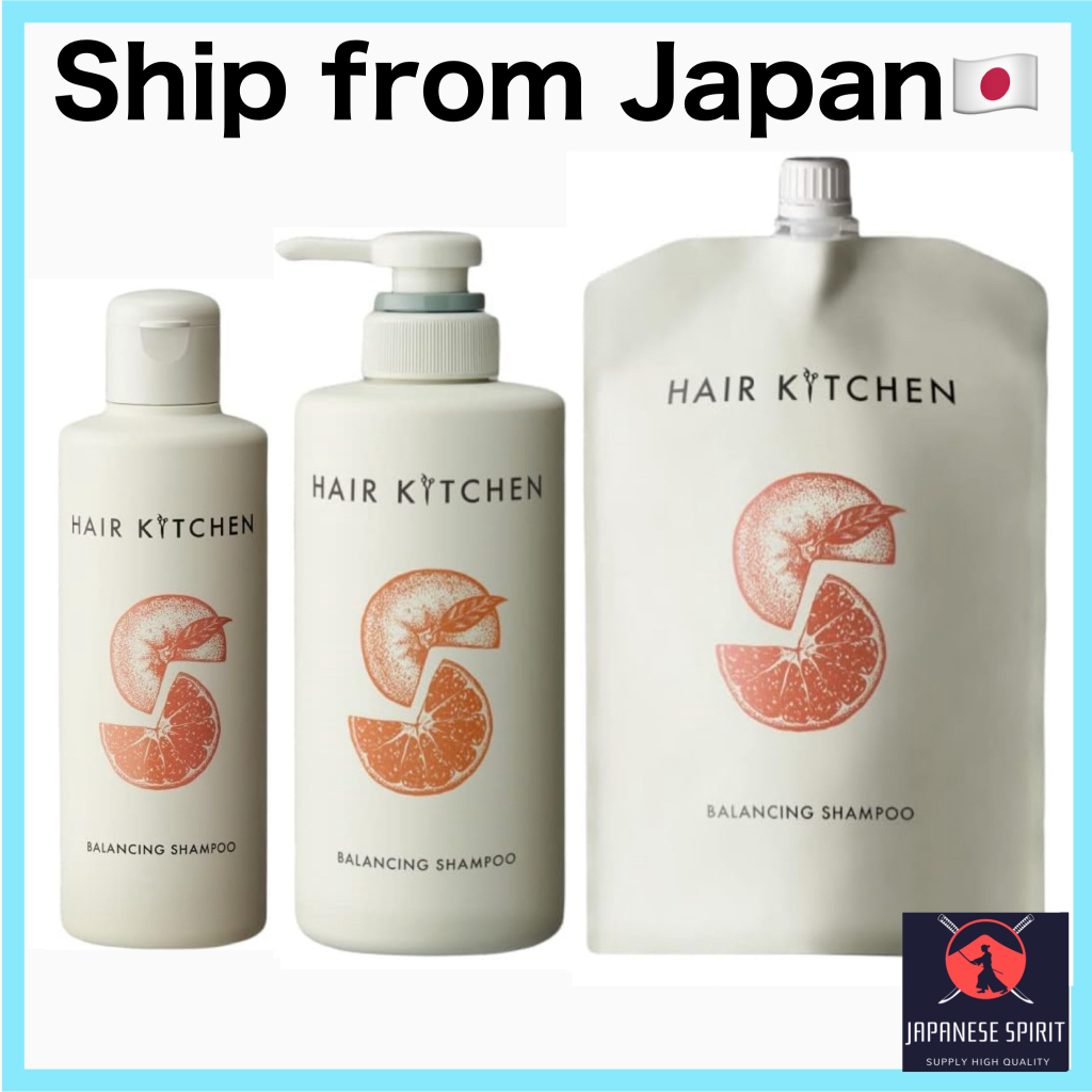 Shiseido Hair Kitchen Balancing Shampoo 230mL / 500mL / 1,000mL (Refill ...