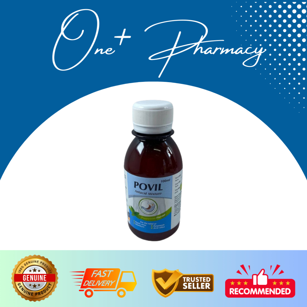 Povil Antacid 100ml (Relieve Gatric) Peppermint | Shopee Malaysia