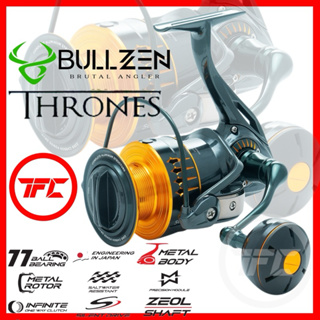 4077 BULLZEN THRONES SW FISHING REEL BRASS GEAR SPEC SERIES 4000