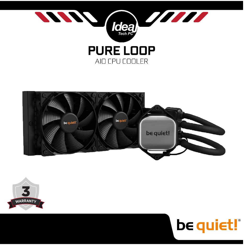 Be Quiet Pure Loop 240mm 280mm Aio Cpu Cooler Shopee Malaysia