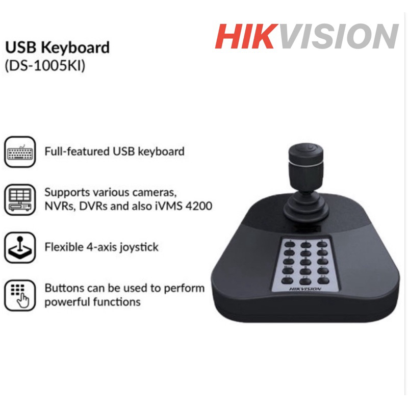 Hikvision USB Keyboard (DS-1005KI) | Shopee Malaysia