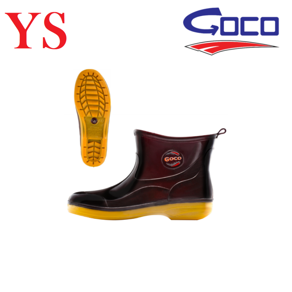 Goco 668 Maroon Rain Boots Kasut But Hujan Maroon Shopee Malaysia