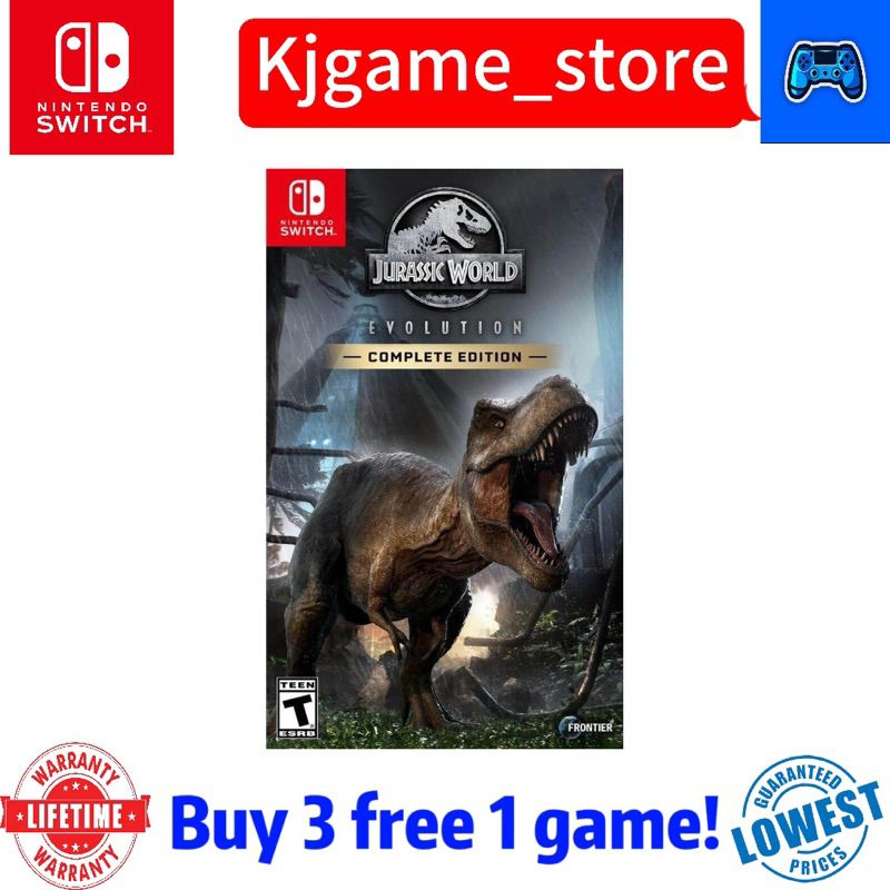 Nintendo Switch Jurassic World Evolution Complete Edition digital 