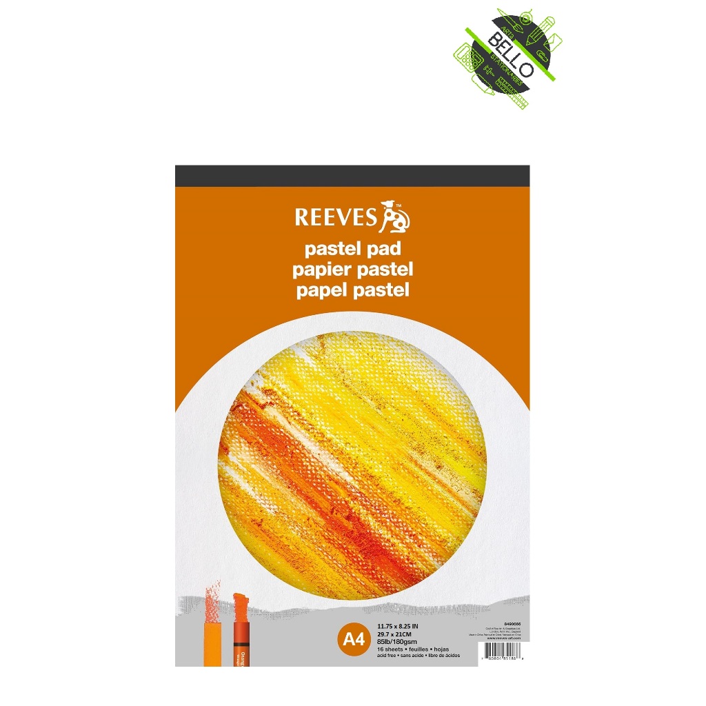 Reeves Soft Pastel and Oil Pastel Pad A4 180g 16Sheets | Shopee Malaysia