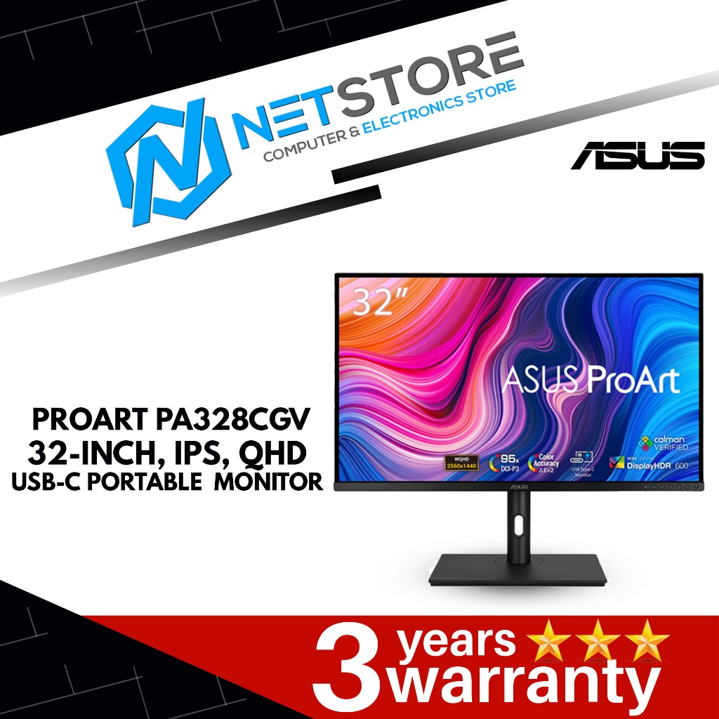 ASUS PROART DISPLAY PA328CGV 32” QHD, 165Hz, IPS, 5ms - PROART PA328CGV ...