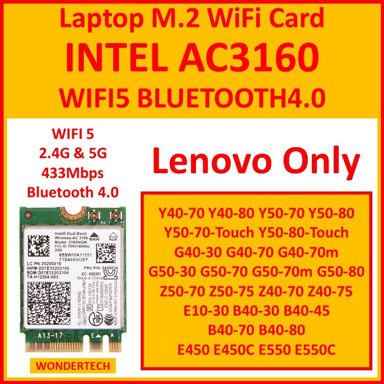 Intel Dual Band Wireless AC 9560, WiFi Bluetooth 5.0 Adapter - M.2 / E-key, CNVi - Watercooling UK - Foto 6