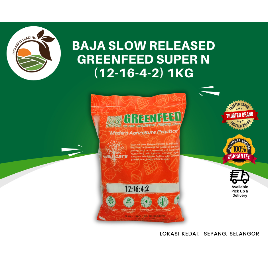 BAJA SLOW RELEASED GREENFEED (12-16-4-2), POKOK KELAPA SAWIT MUDA/ BAJA ...