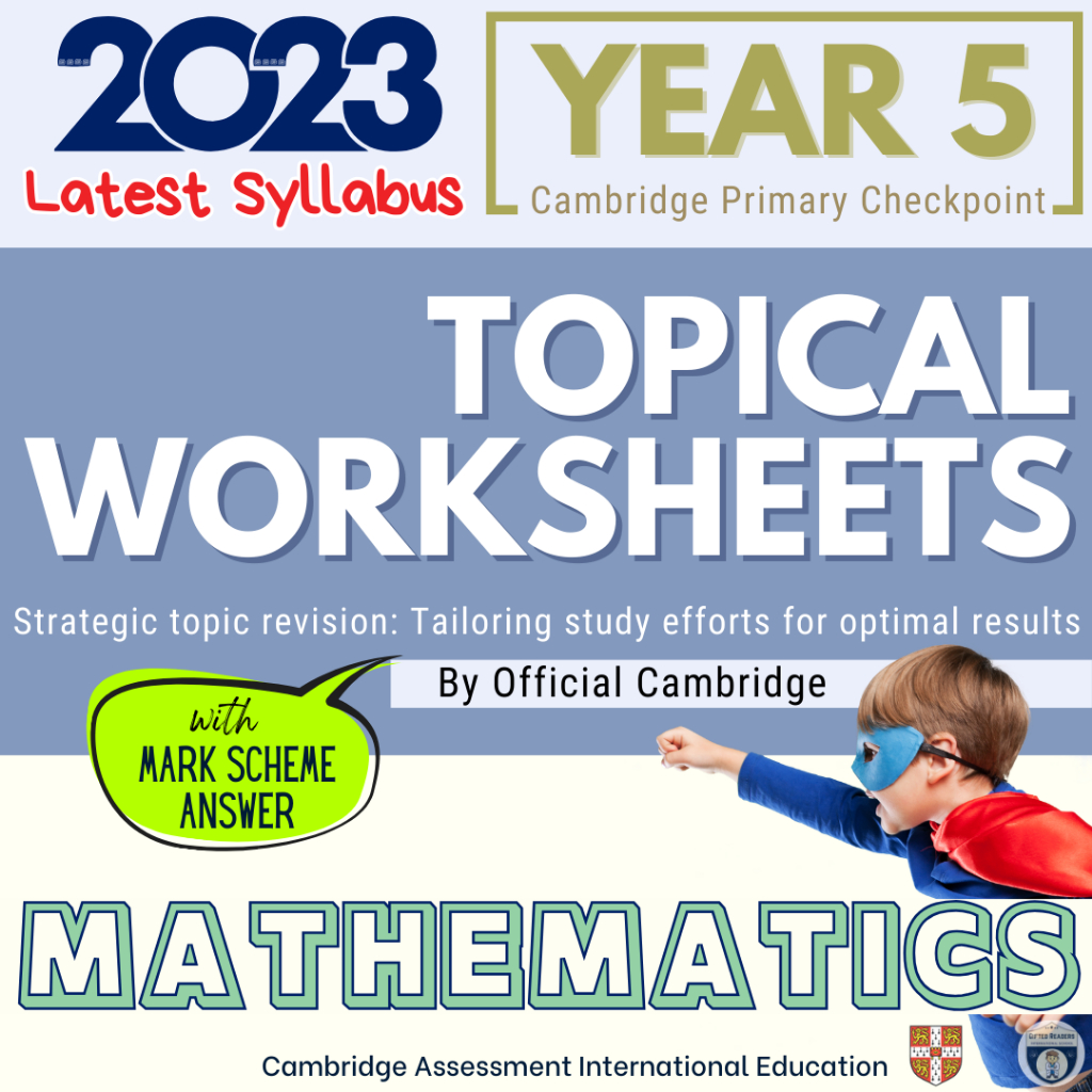 11 NEW Cambridge Primary Checkpoint Year 5 Math Topical Worksheet ...