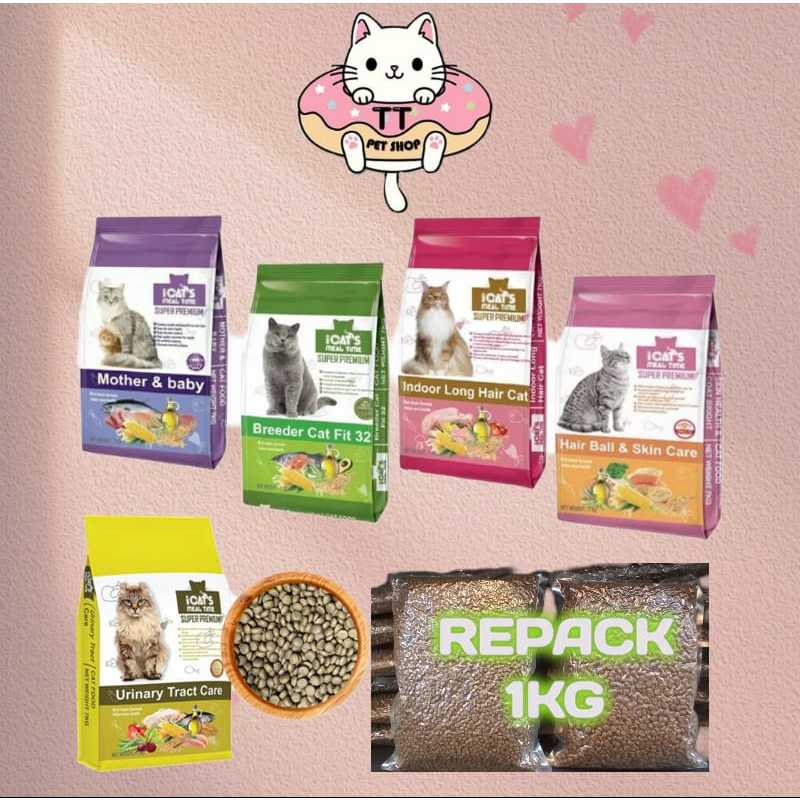 ICat's Meal Time Cat Food 1kg (Repack) | Shopee Malaysia