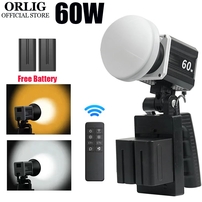 60W LED Studio Video Light Continuous Lighting Kit With Bowens Mount ...