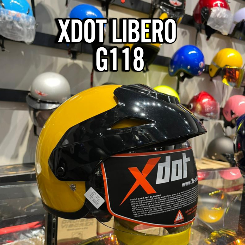 💯 XDOT G118 LIBERO STENG HELMET SIZE L 60CM SIRIM APPROVED 💯 | Shopee ...