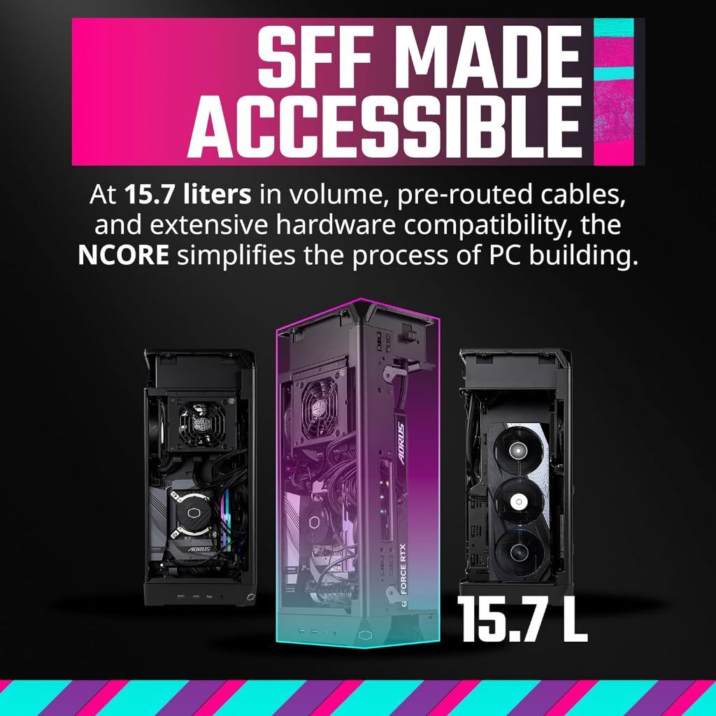 COOLER MASTER NCORE 100 MAX ITX GAMING DESKTOP PC CASE / CASING ( No ...