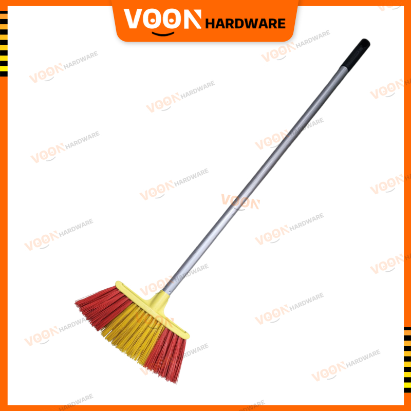 VOON Nylon Broom with Handle Set PVC Water Floor Broom Plastic Penyapu ...