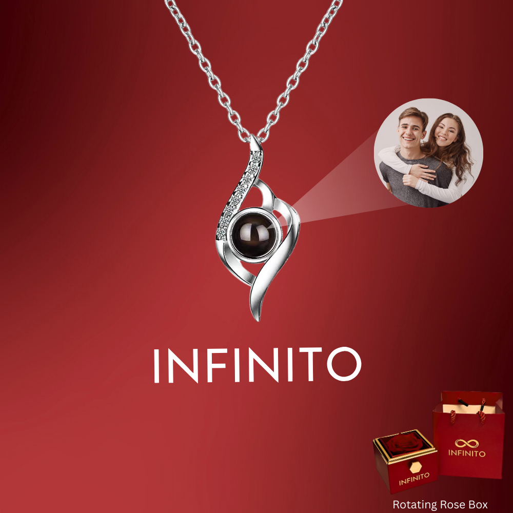 INFINITO Customized Nano Tech Projection Necklace S925 Sterling Silver ...