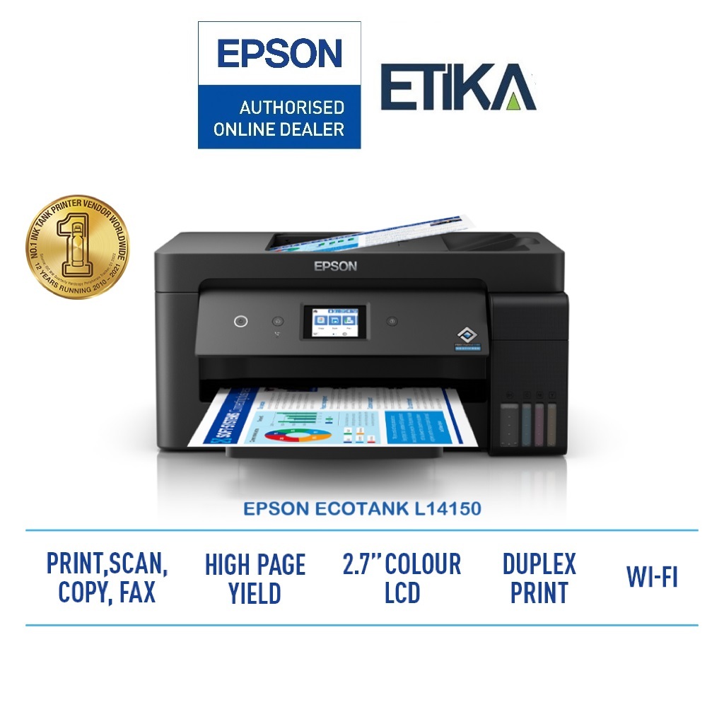 Epson EcoTank L14150 A3+ Wi-Fi Duplex Wide-Format All-in-One Ink Tank ...