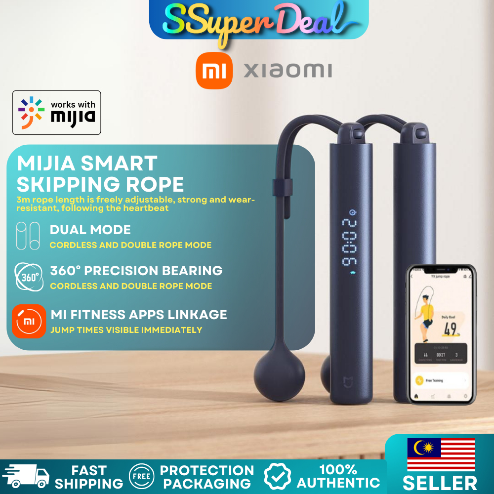 Xiaomi Mijia Smart Skipping Rope Sport Fitness Exercise | Shopee Malaysia