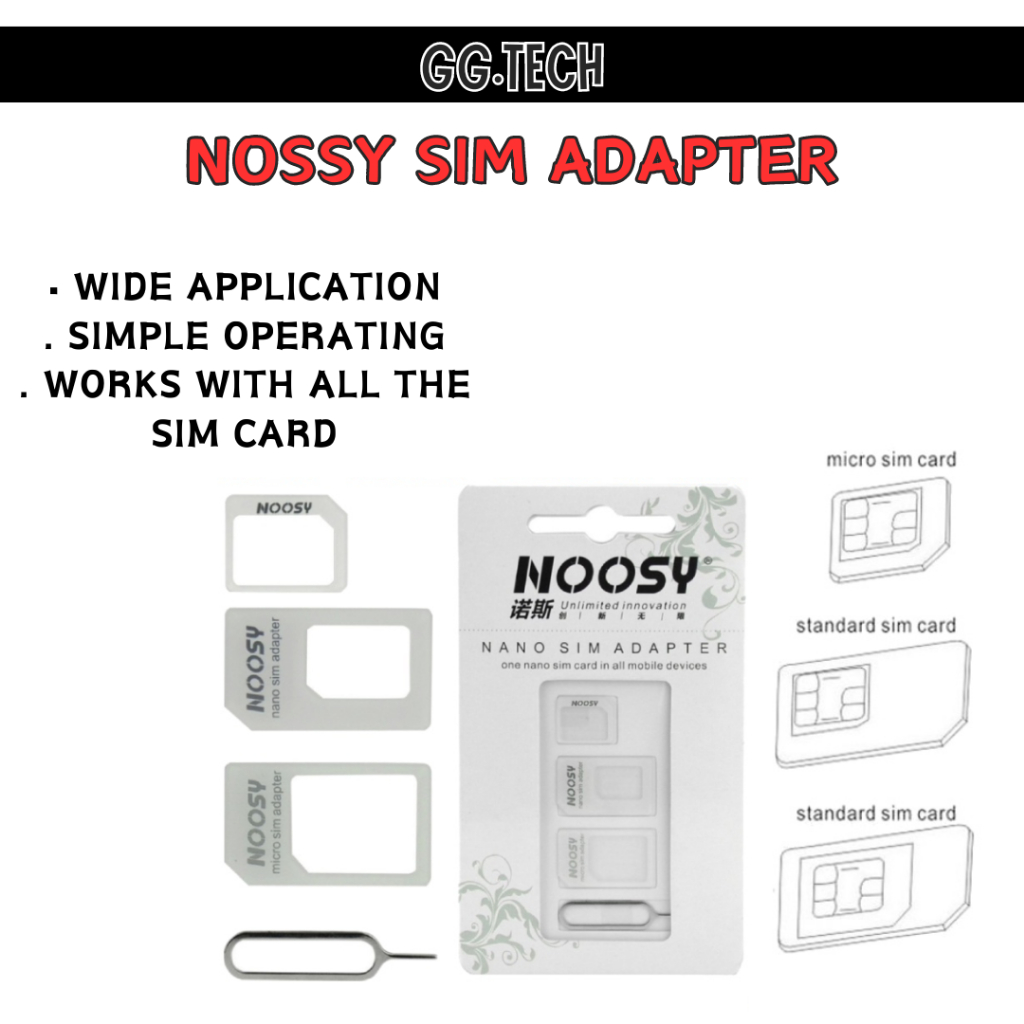 Nano Sim Micro Sim Adapters Noosy – QIZR