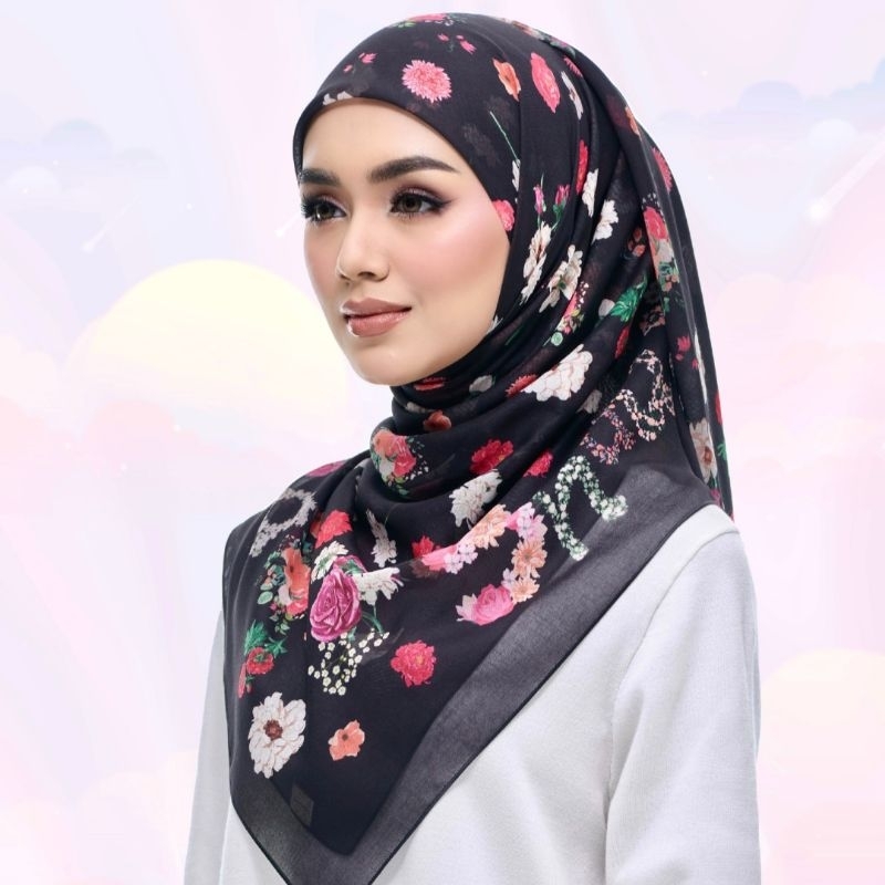 Shawlpublika Whimsical Collection TUDUNG BAWAL CORAK PRINTED BAWAL ...