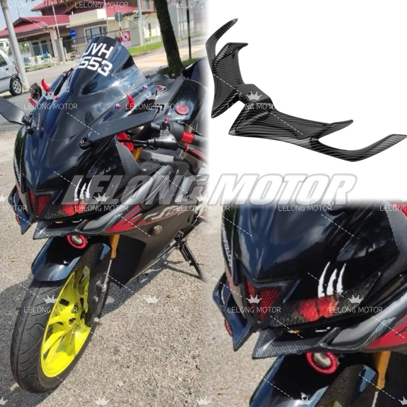 YAMAHA R15 V3 WINGLET FRONT FAIRING PLASTIC | Shopee Malaysia