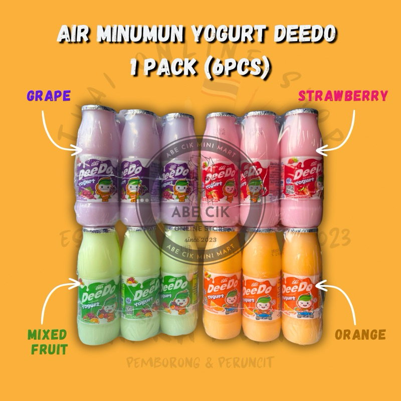 🇹🇭 (1 Pack) Deedo Yogurt Flavoured Drink Shopee Malaysia